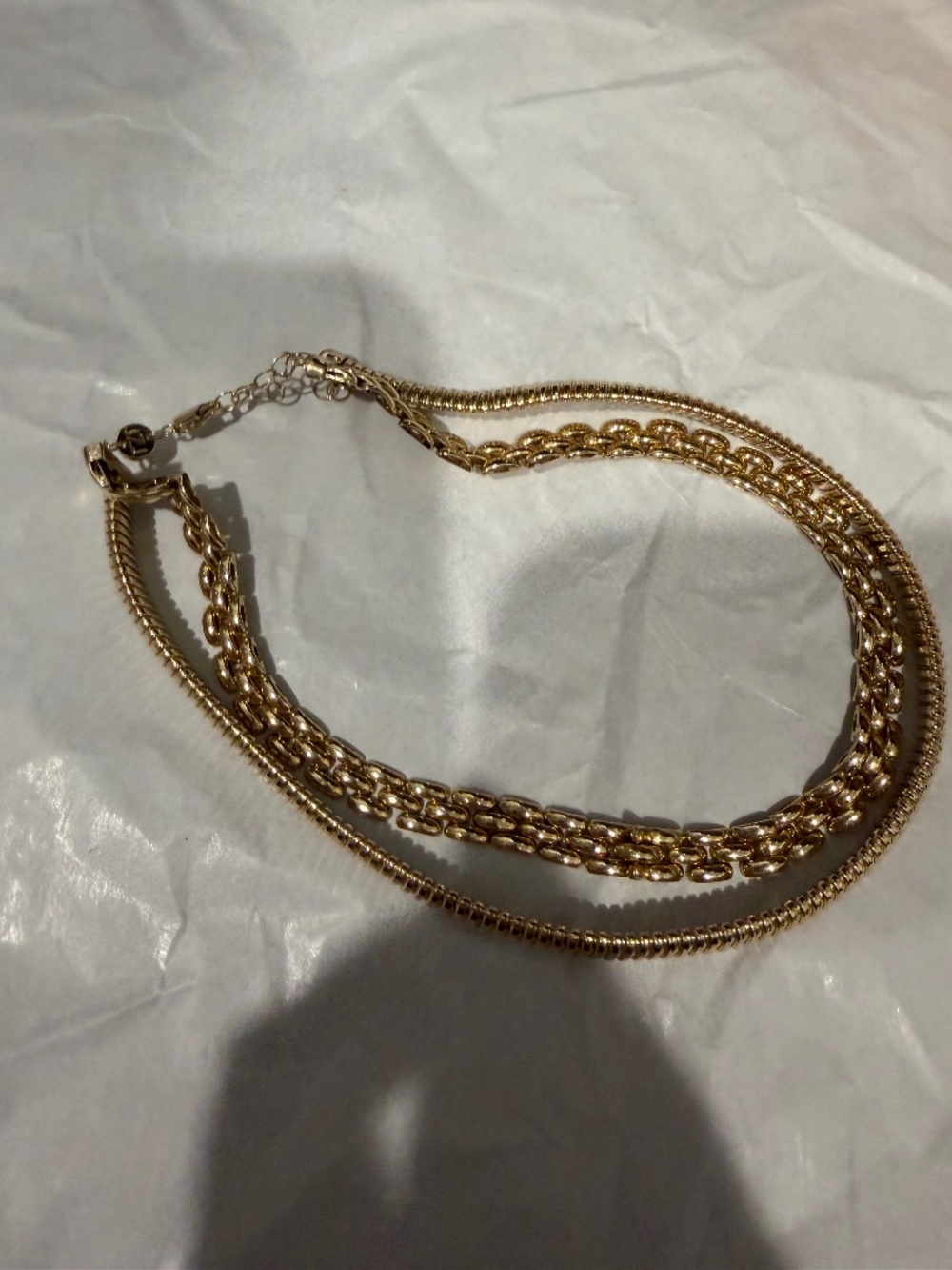 Jennifer Zeuner Beatrix Choker Necklace in Gold